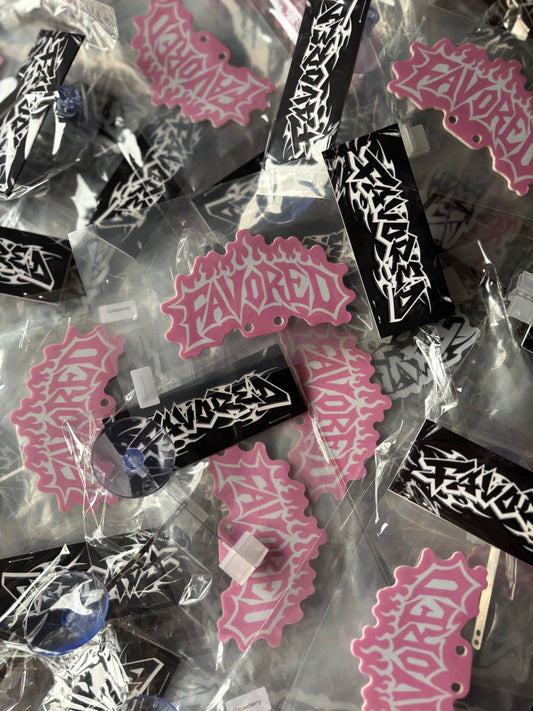 Pink Inferno Swinging Air Freshener